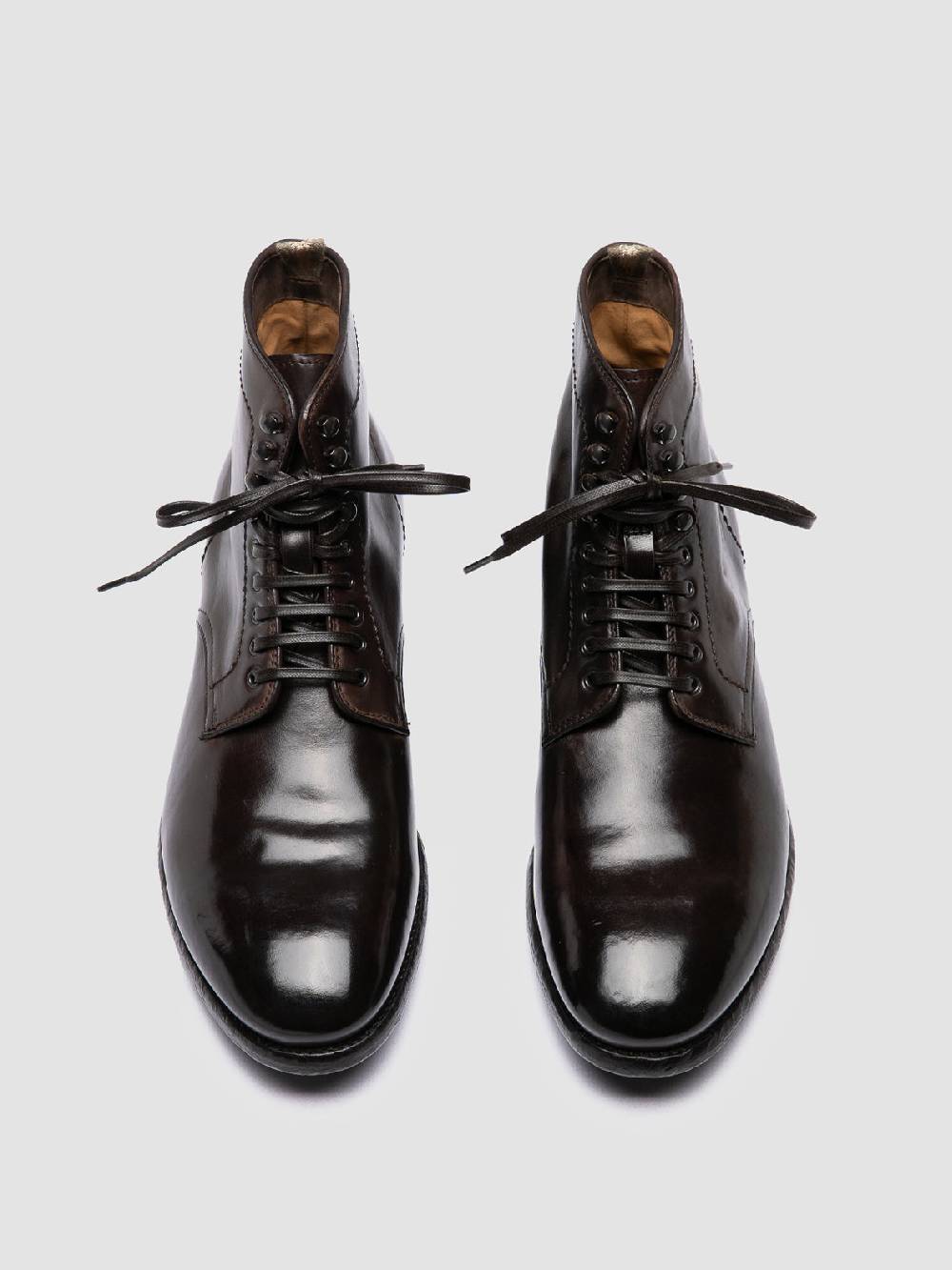 Officine Creative PRINCE 610 Stivaletti in Pelle Marrone In Linea