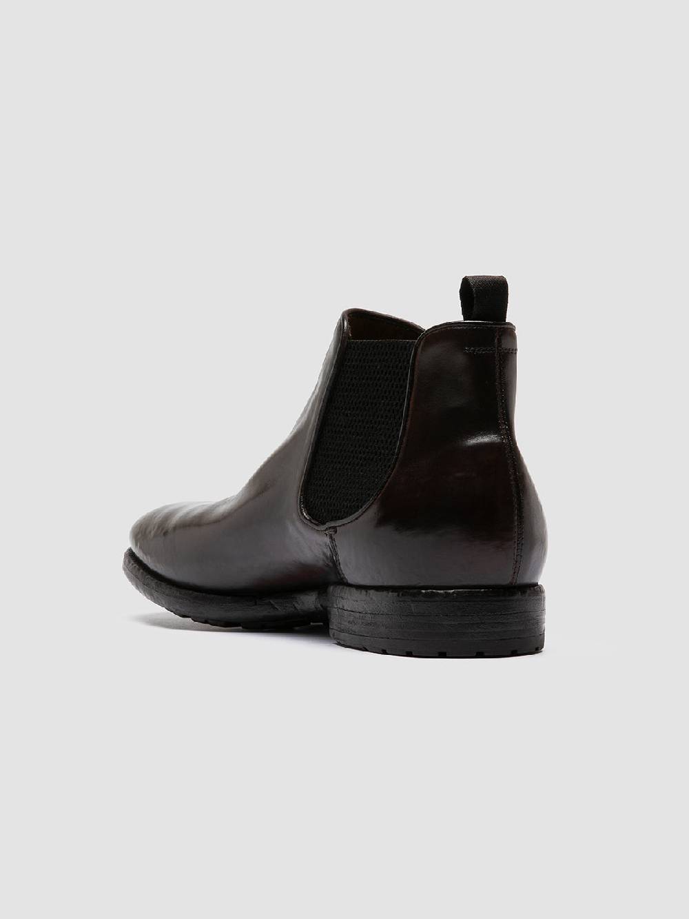 Officine Creative PRINCE 617 Stivaletti Chelsea in Pelle Marrone Promozione