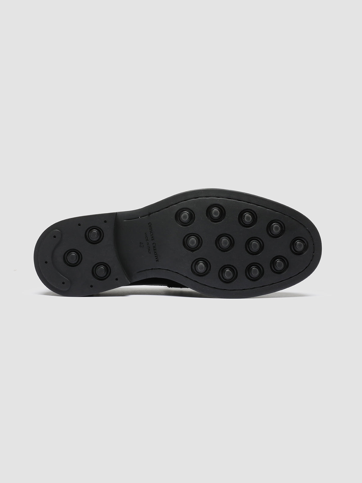 Officine Creative UNIFORM 001 Mocassini in Pelle Nera Spedizione Gratuita