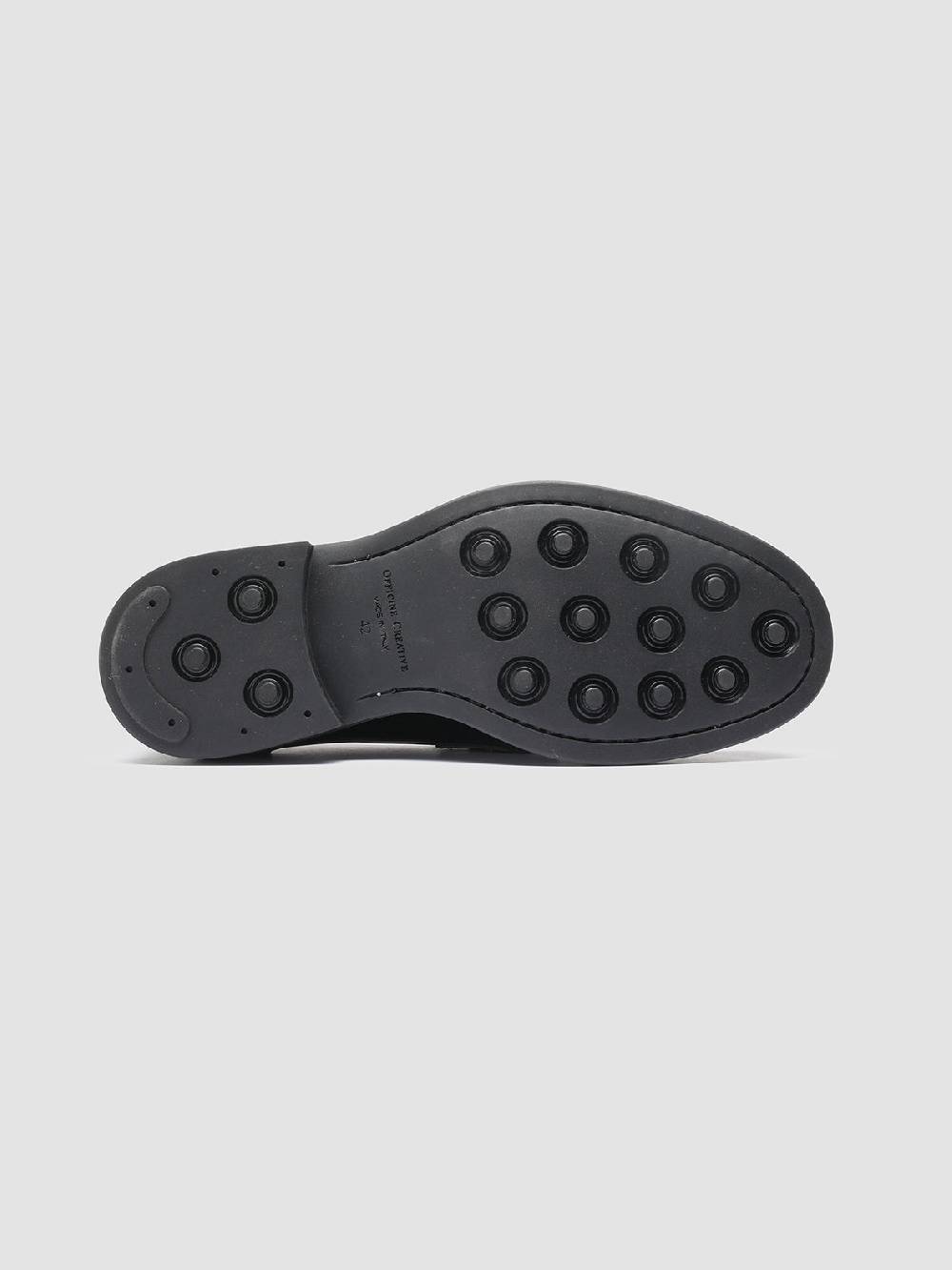 Officine Creative UNIFORM 001 Mocassini Penny in Pelle Nera Pezzi Unici