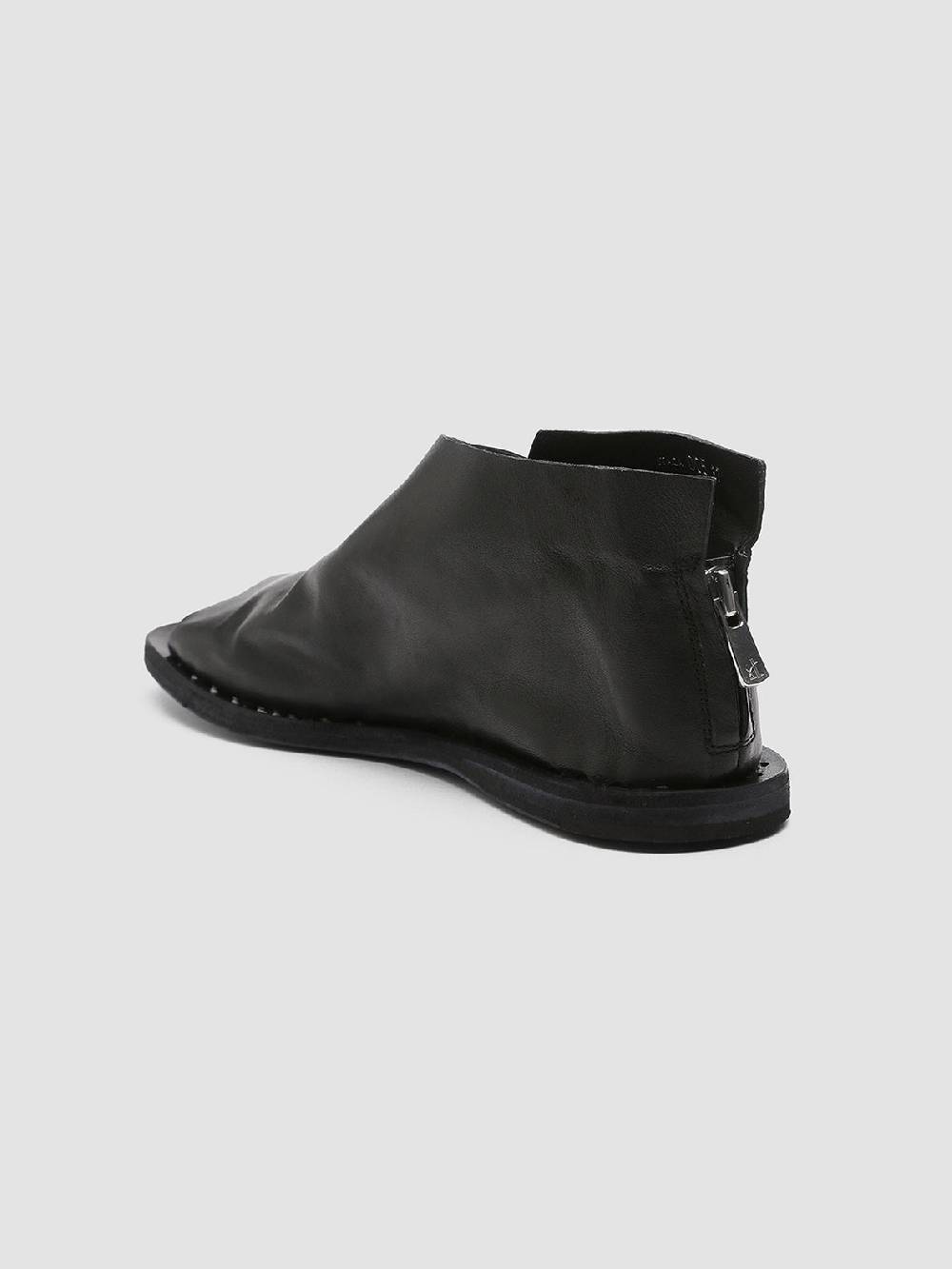 Officine Creative ITACA 005 Sandali in Pelle Nera Qualità Garantita