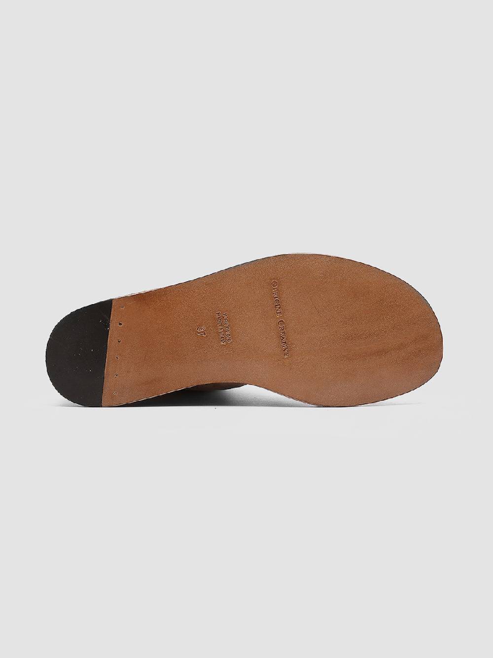 Officine Creative ITACA 018 Sandali in Pelle Scamosciata Marrone Negozi Online