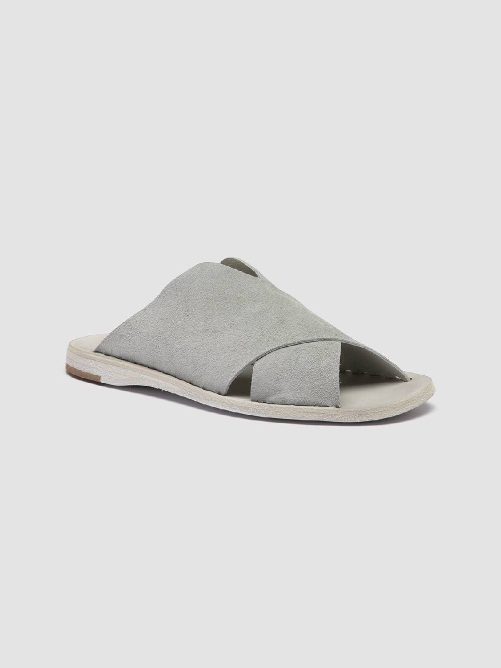Officine Creative ITACA 019 Sandali in Pelle Scamosciata Tortora Acquista Ora