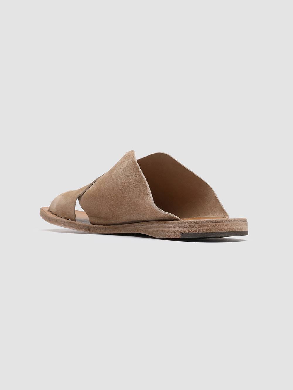 Officine Creative ITACA 019 Sandali in Pelle Scamosciata Marrone Consegna Veloce