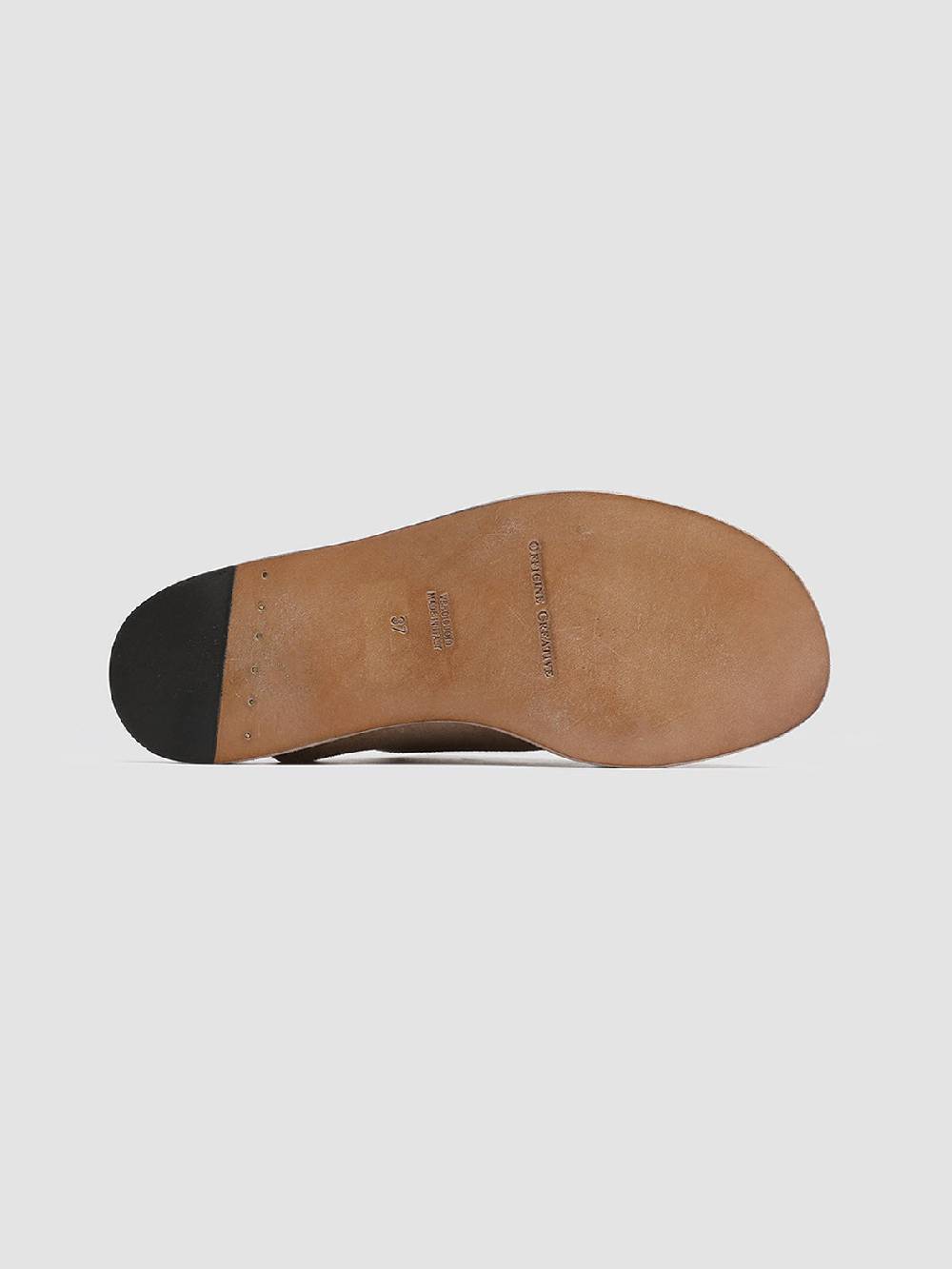 Officine Creative ITACA 019 Sandali in Pelle Scamosciata Marrone Consegna Veloce