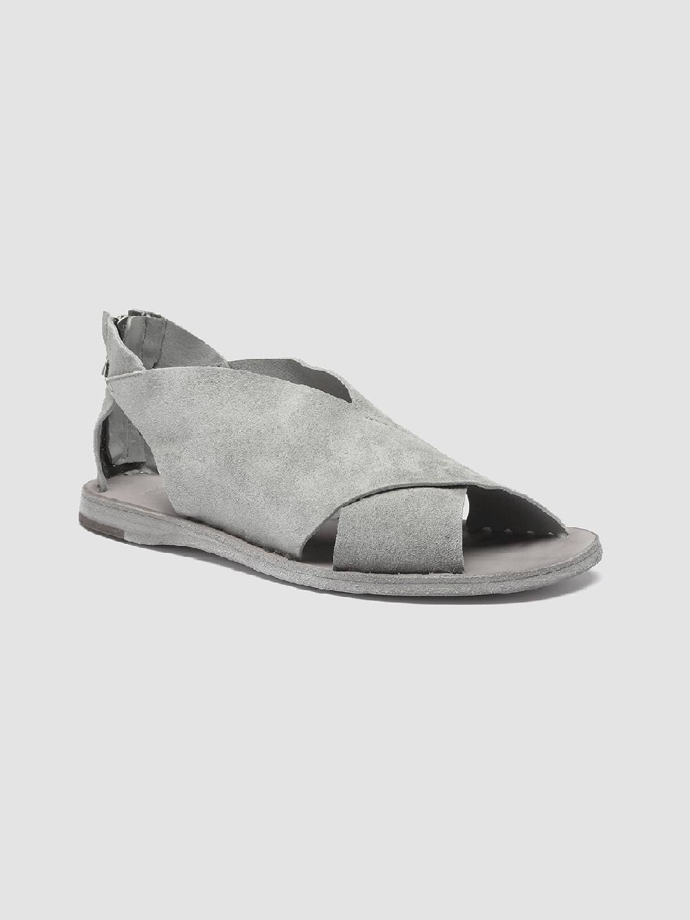 Officine Creative Itaca 26 Sandali in Pelle Scamosciata Grigia Fino Al -60%