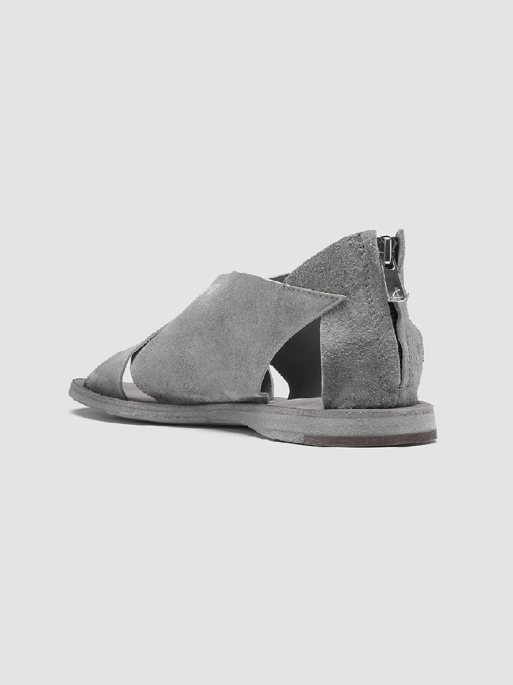 Officine Creative Itaca 26 Sandali in Pelle Scamosciata Grigia Fino Al -60%