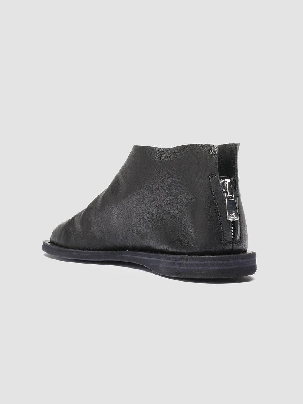 Officine Creative ITACA 032 Sandali in Pelle Nera Prezzo Ridotto