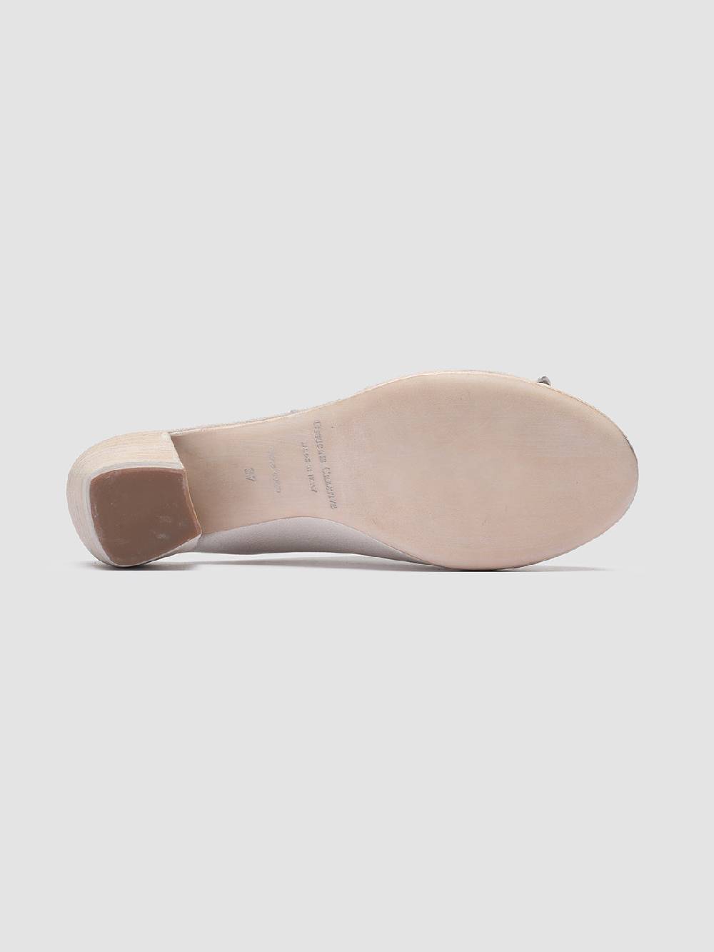 Officine Creative HELYETTE 016 Sabot in Pelle Bianca Sconto
