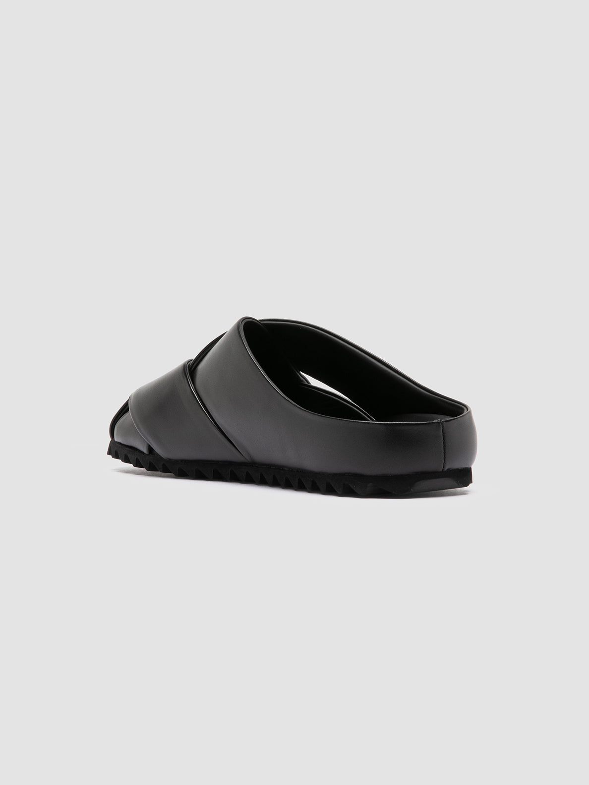 Officine Creative PELAGIE 018 Sandali Sabot in Pelle Nera Economico
