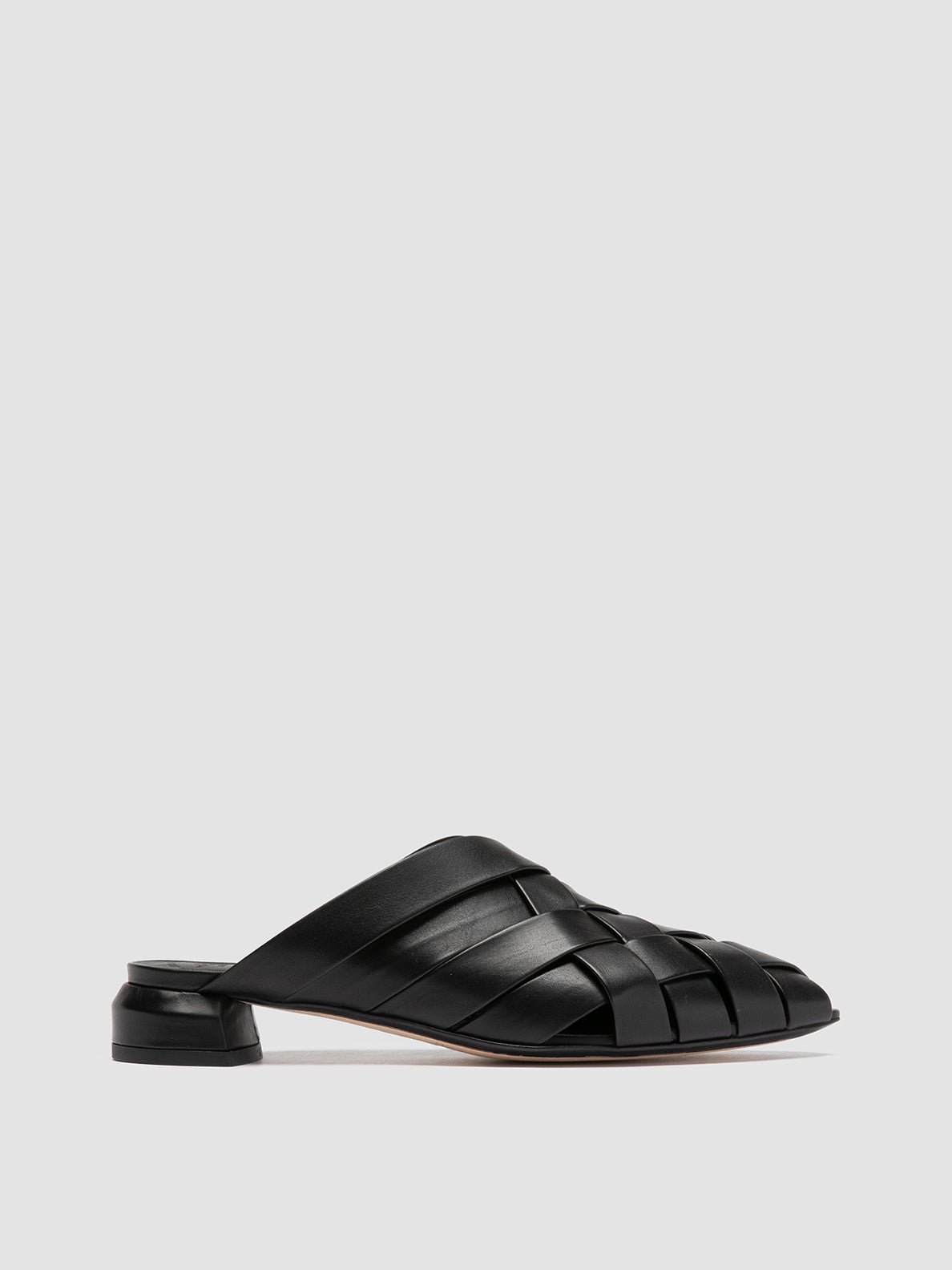 Officine Creative SAGE 105 Sandali Sabot in Pelle Nera