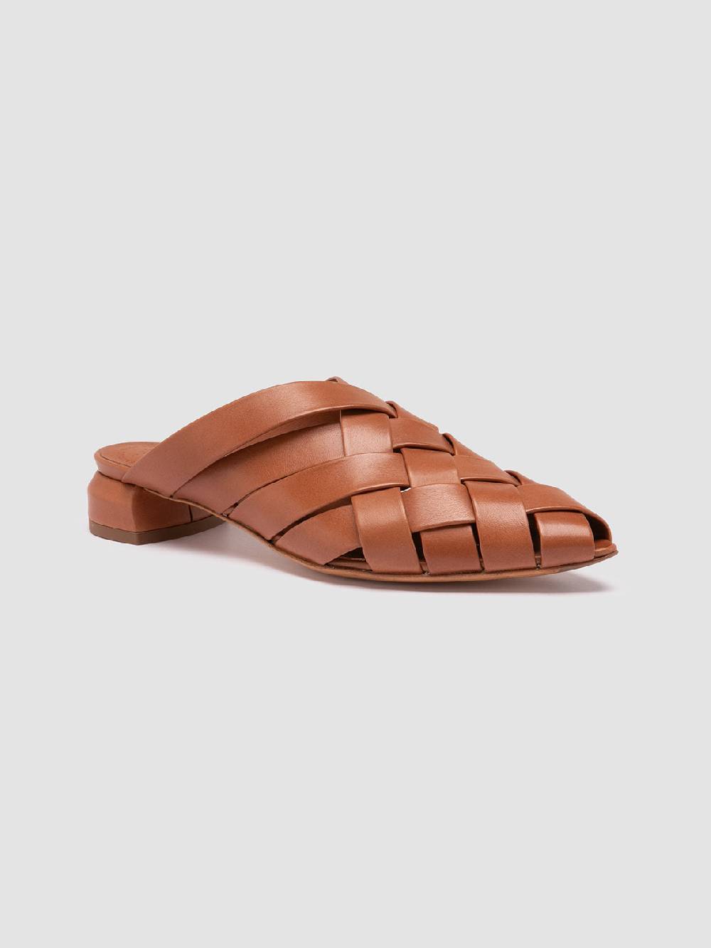 Officine Creative SAGE 105 Sandali Sabot in Pelle Marrone In Vendita