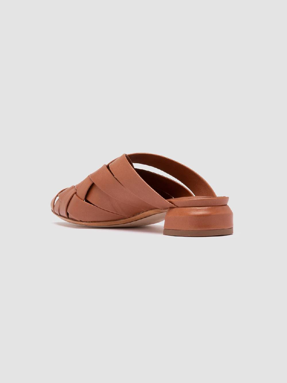 Officine Creative SAGE 105 Sandali Sabot in Pelle Marrone In Vendita