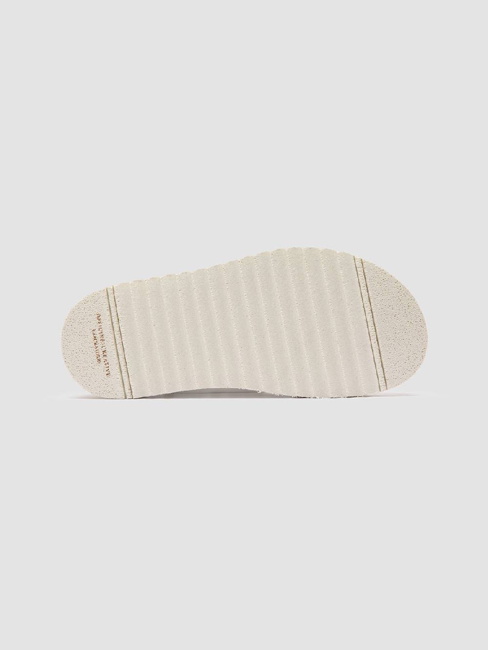 Officine Creative SANDS 103 Sandali Slide in Pelle Bianca Offerte