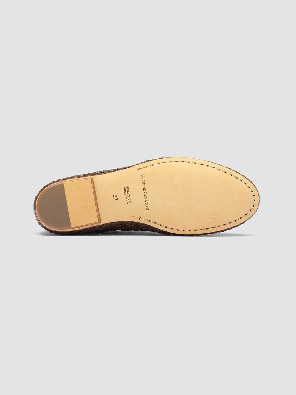 Officine Creative BESSIE 011 Mocassini in Pelle Marrone Vendita Economica