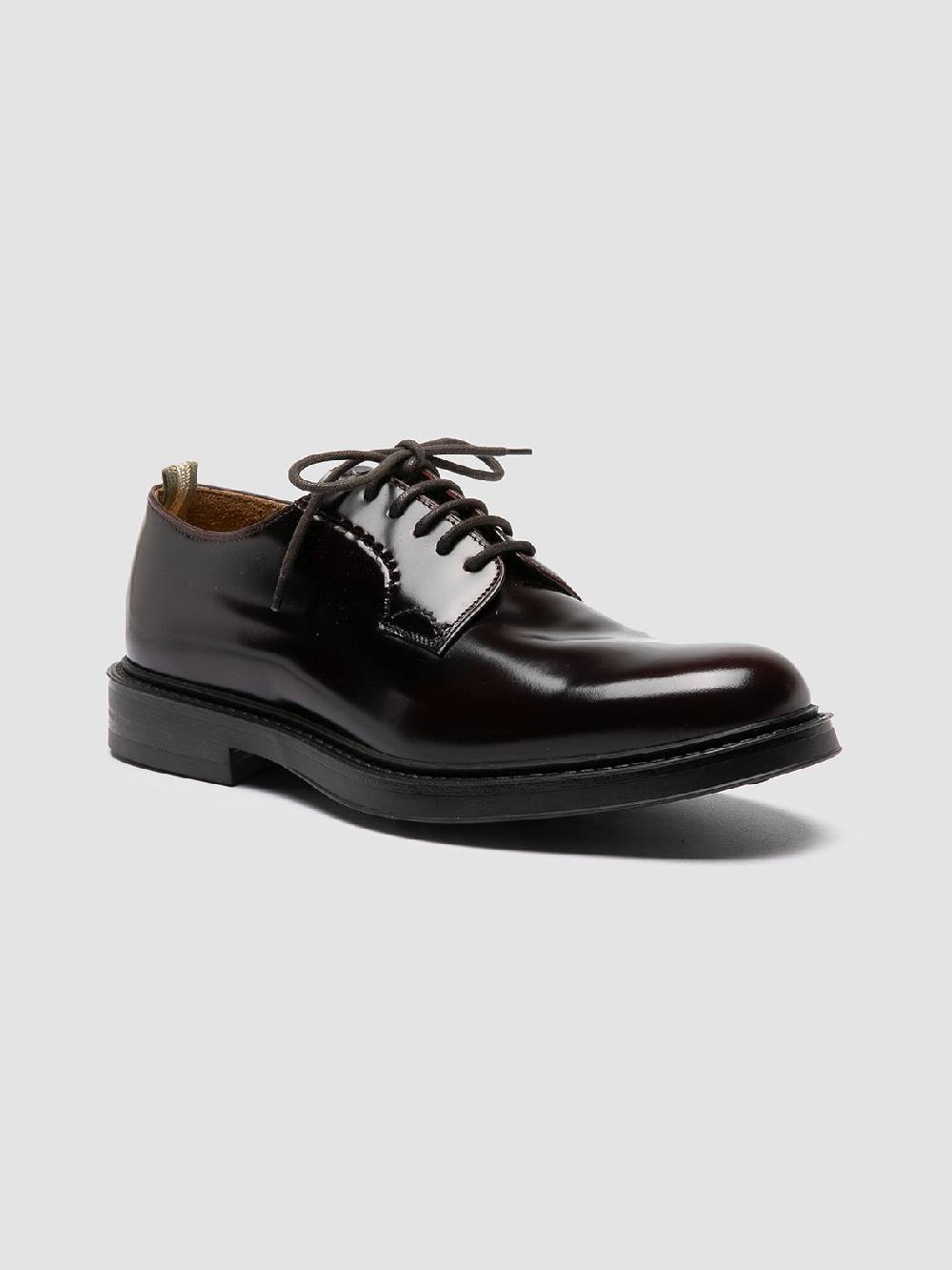 Officine Creative UNIFORM 003 Derby in Pelle Bordeaux Saldi Di Fabbrica