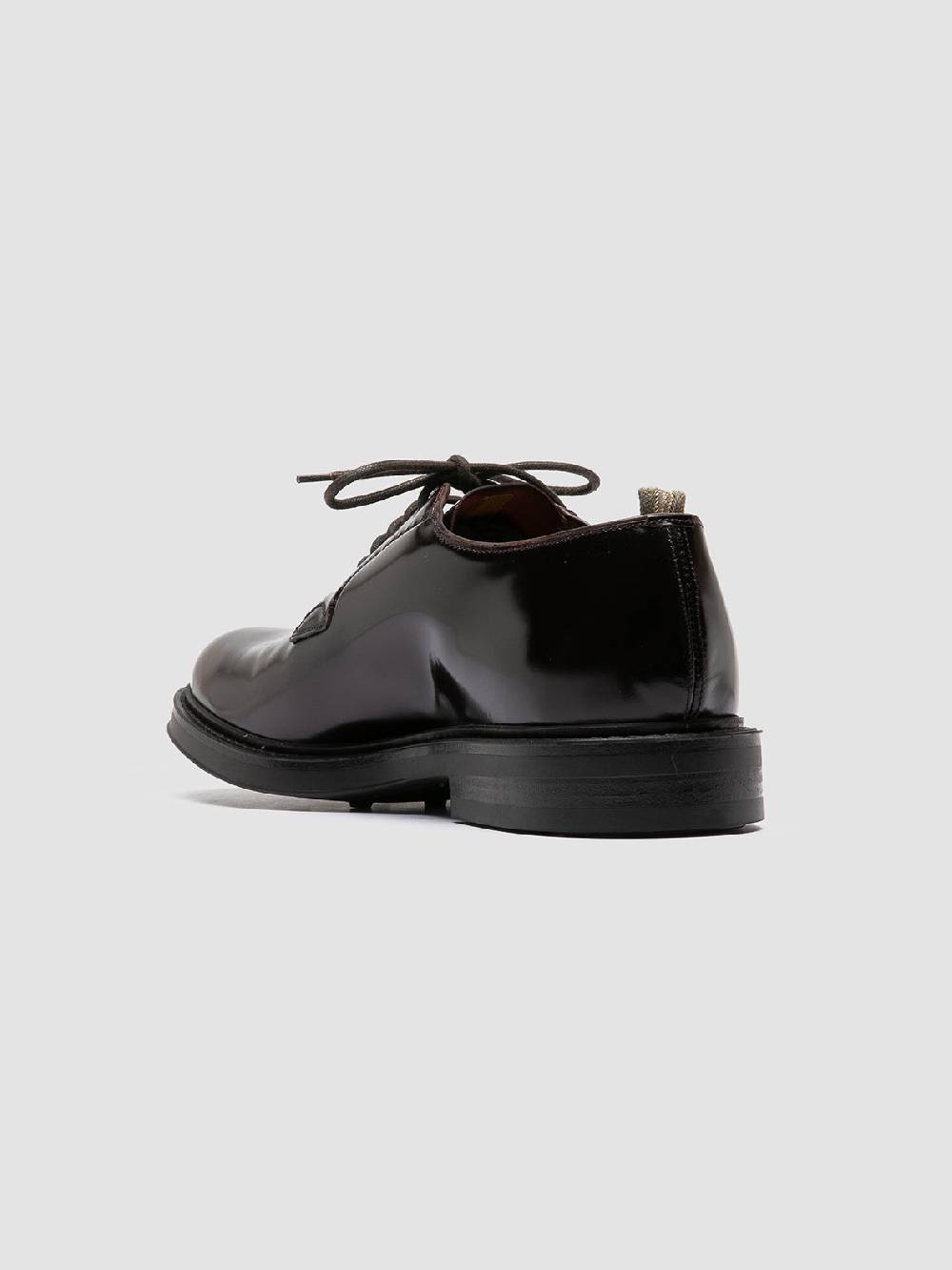 Officine Creative UNIFORM 003 Derby in Pelle Bordeaux Saldi Di Fabbrica