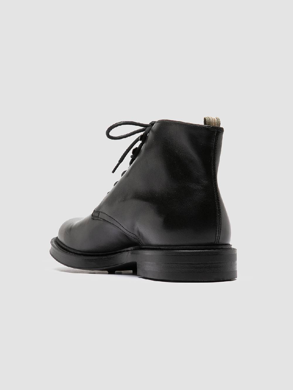 Officine Creative UNIFORM 018 Stivali Neri in Pelle Negozio