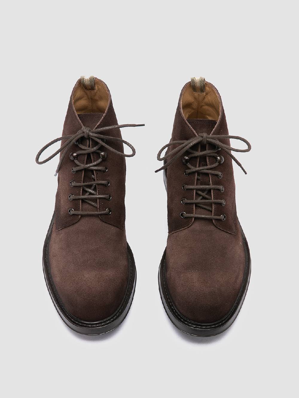Officine Creative UNIFORM 018 Stivali Neri in Pelle Scamosciata In Saldo