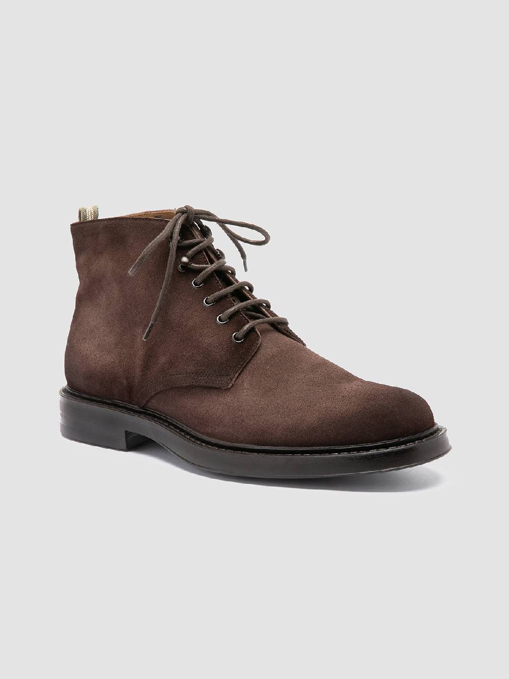 Officine Creative UNIFORM 018 Stivali Neri in Pelle Scamosciata In Saldo