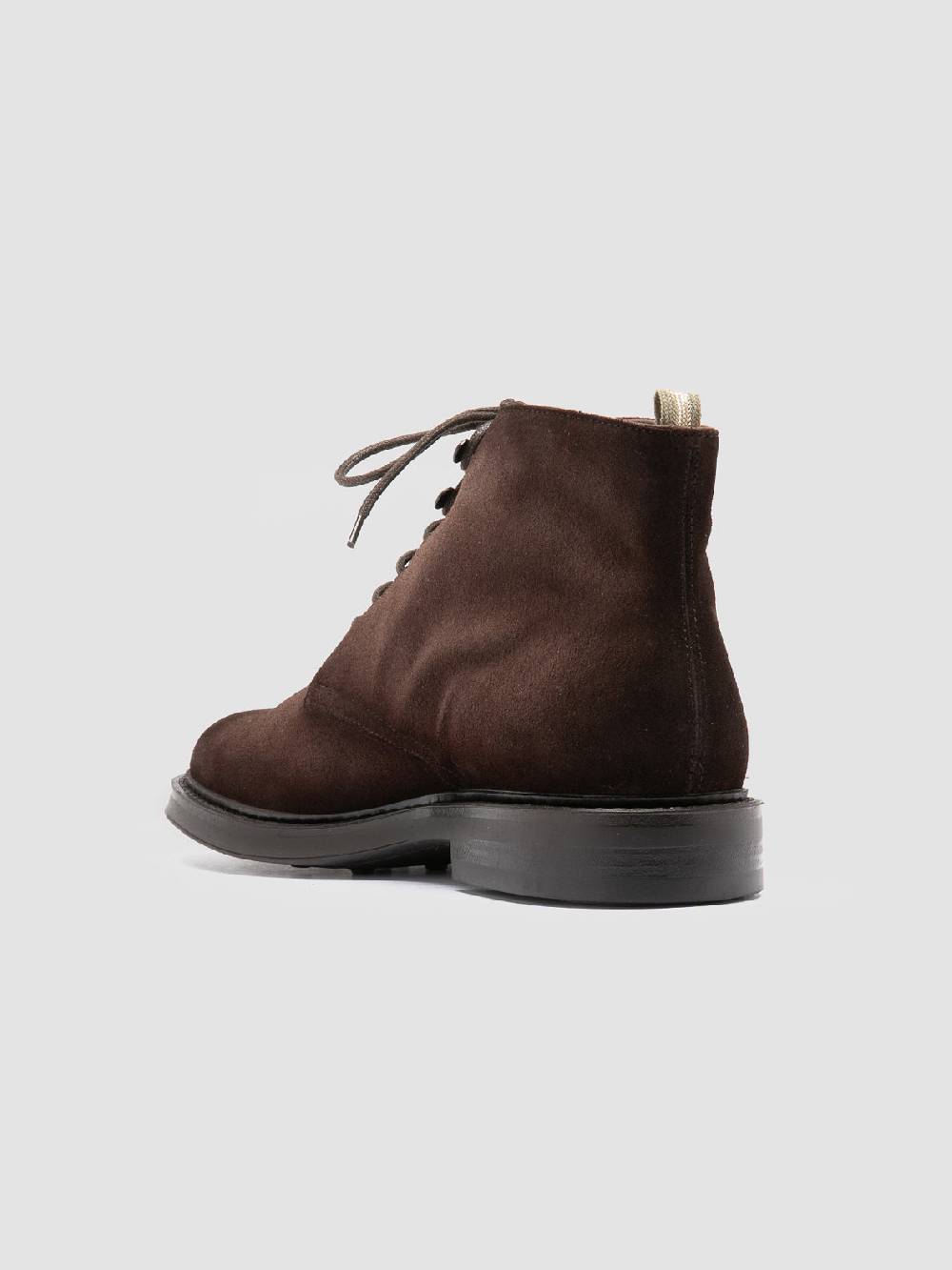 Officine Creative UNIFORM 018 Stivali Neri in Pelle Scamosciata In Saldo