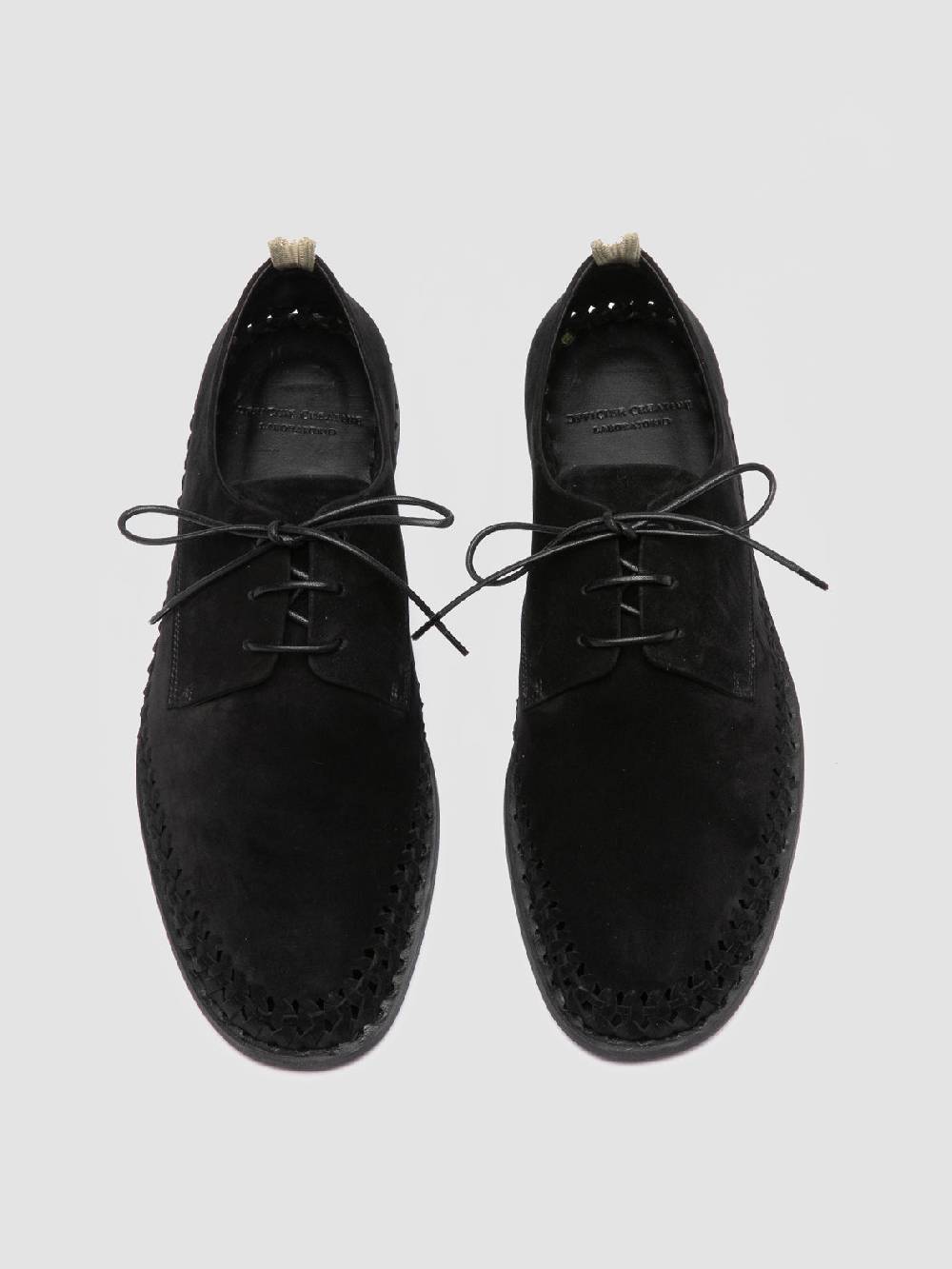Officine Creative MILES 001 Black Suede derby shoes 2025