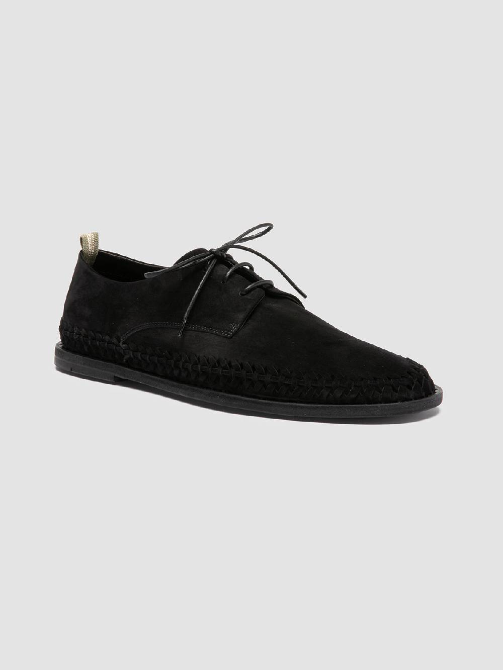 Officine Creative MILES 001 Black Suede derby shoes 2025