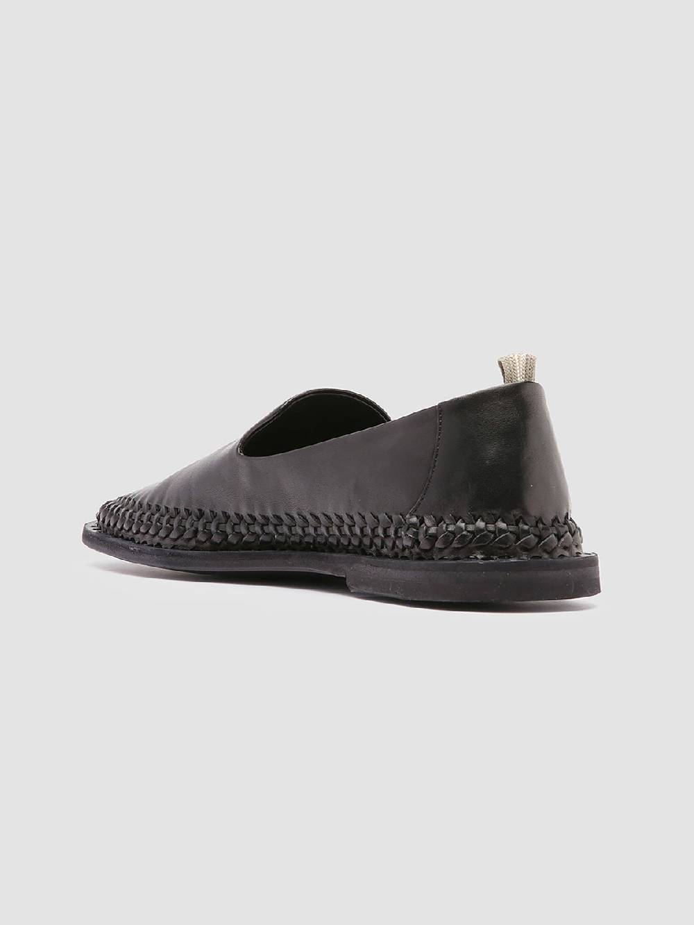 Officine Creative MILES 002 Mocassini in Nappa Nera Italy