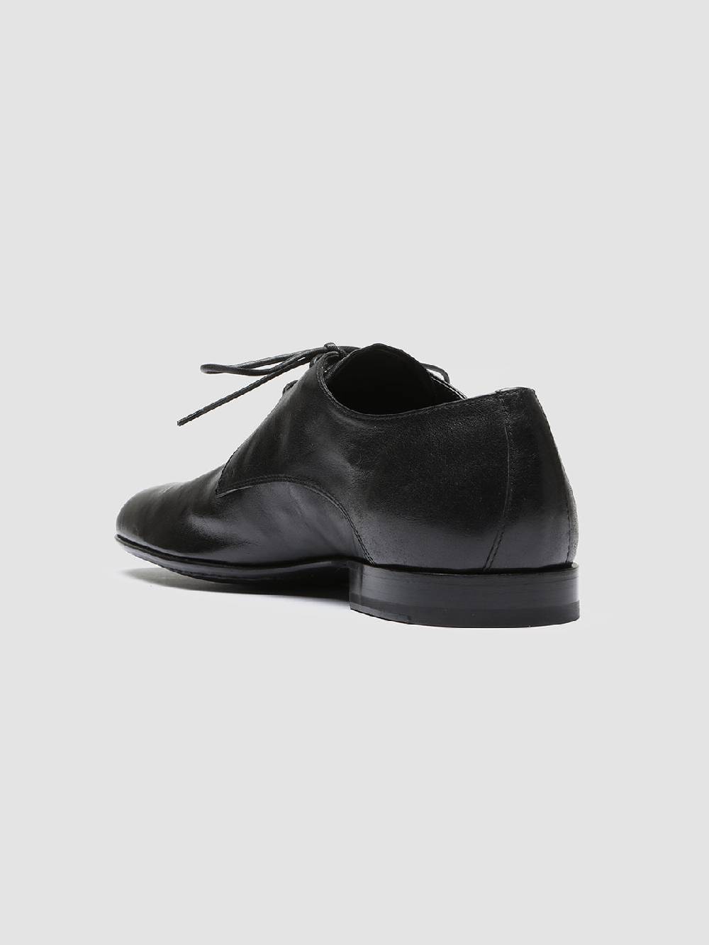 Officine Creative HARVEY 002 Black Leather Derby Shoes Italia