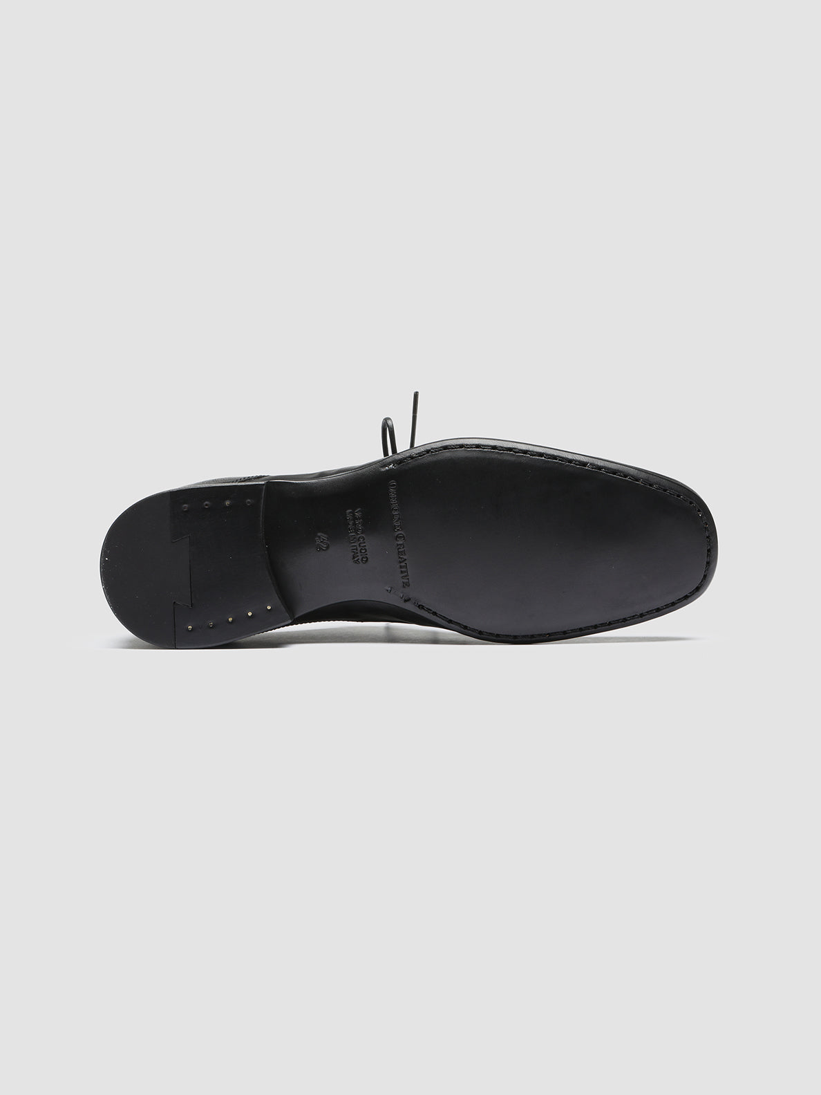 Officine Creative HARVEY 002 Black Leather Derby Shoes Italia
