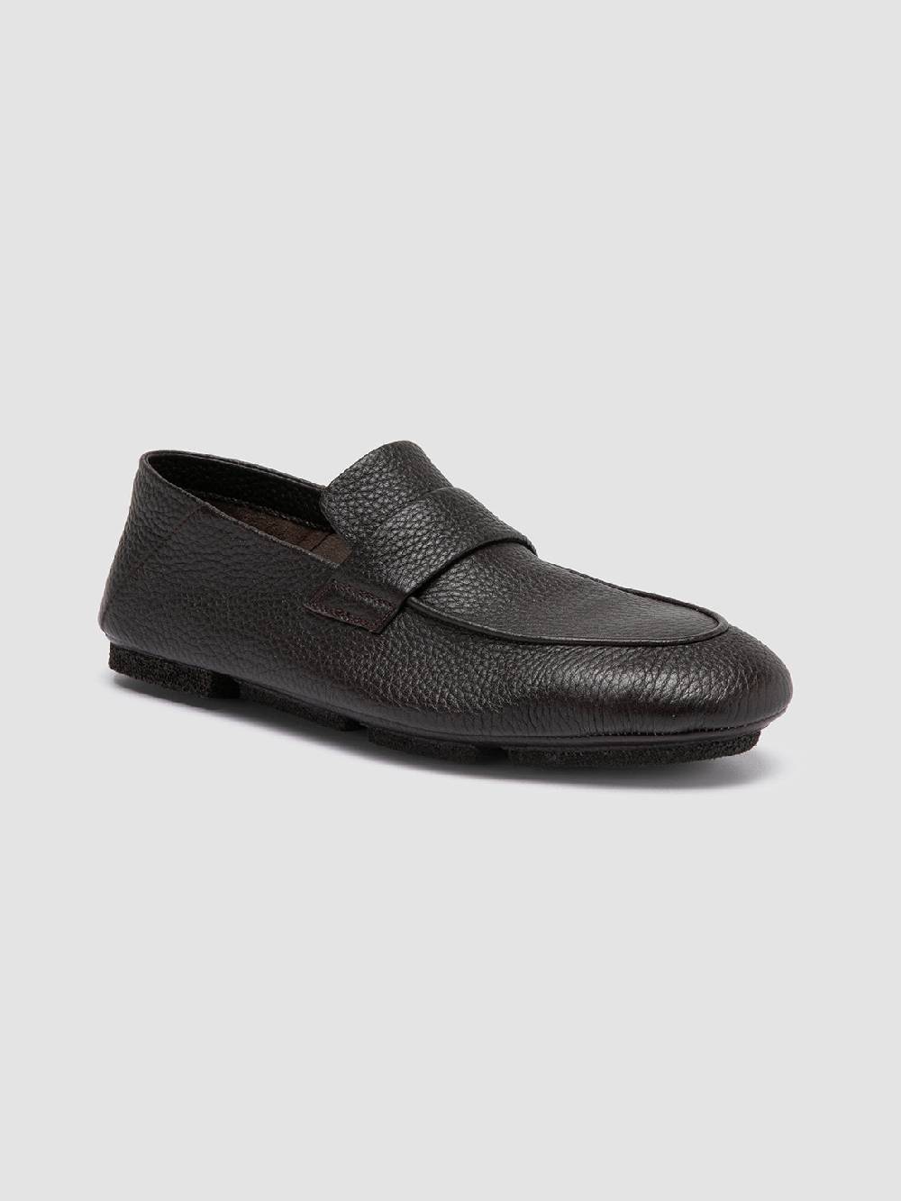 Officine Creative C-SIDE 001 Mocassini in Pelle Scamosciata Grigia 2025