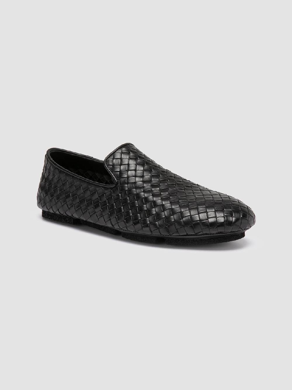 Officine Creative C-SIDE 002 Mocassini in Pelle Nera Nuovo
