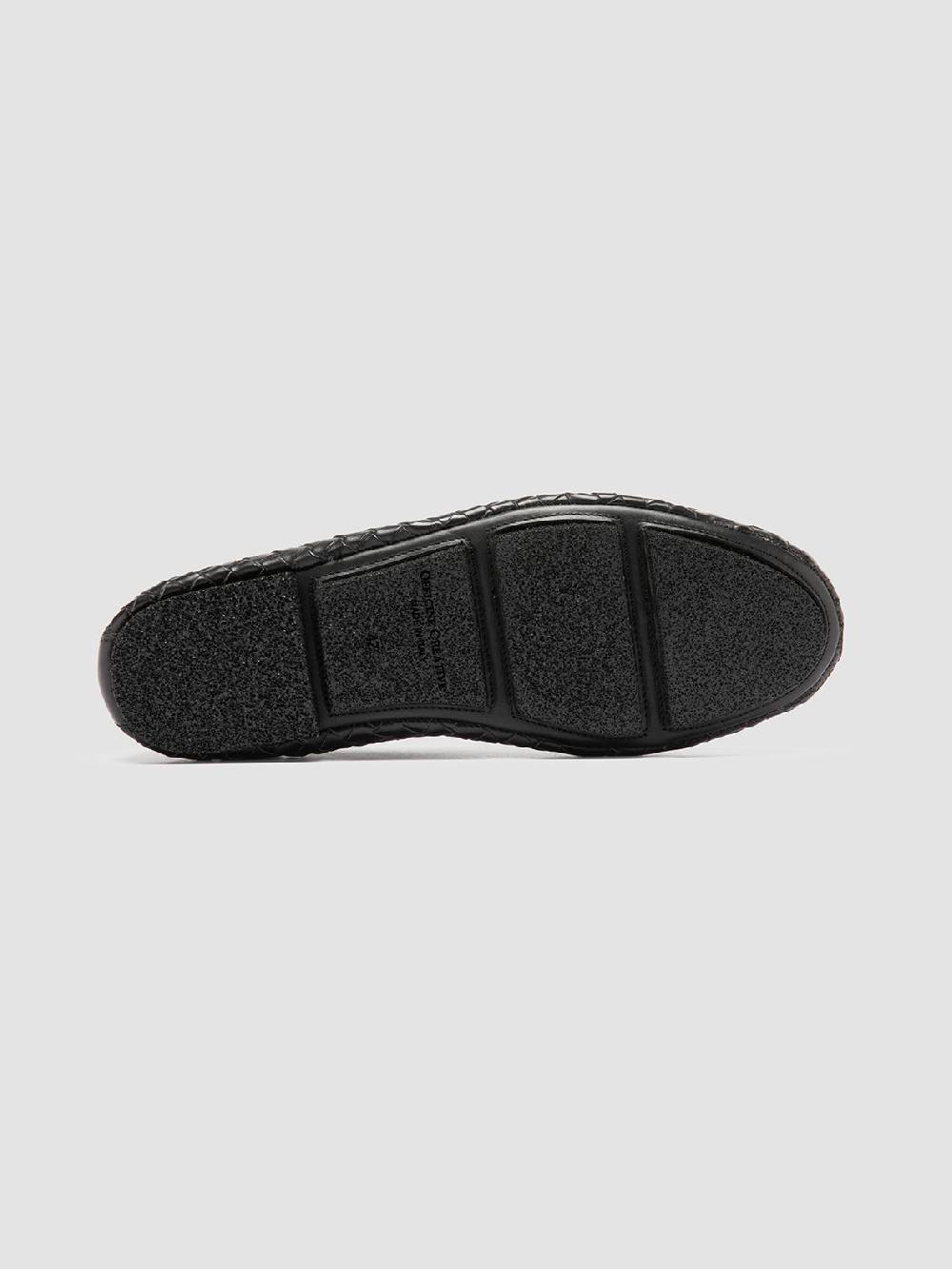 Officine Creative C-SIDE 002 Mocassini in Pelle Nera Nuovo