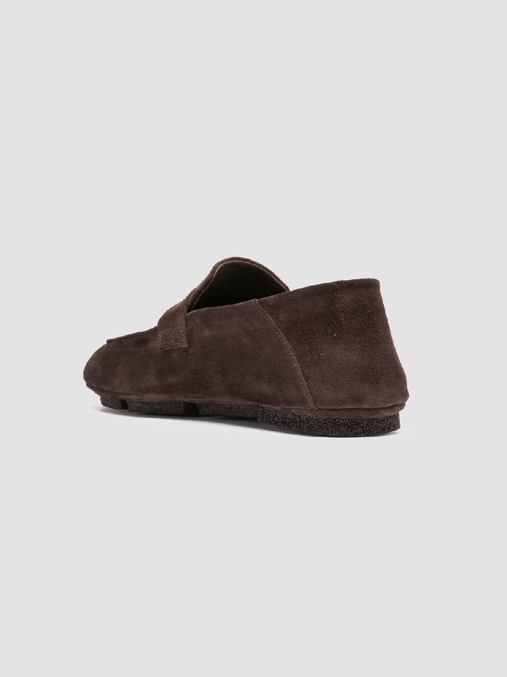 Officine Creative C-SIDE 001 Mocassini in Pelle Scamosciata Marrone Qualità