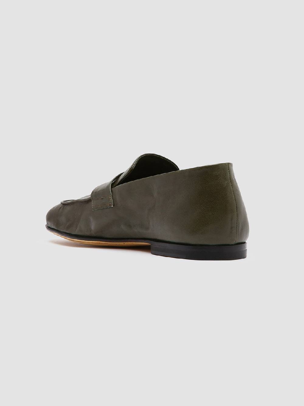 Officine Creative AIRTO 001 Mocassini Penny Loafer in Pelle Verde Promozione