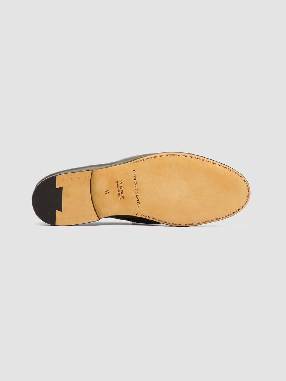 Officine Creative AIRTO 001 Mocassini Penny Loafer in Pelle Verde Promozione