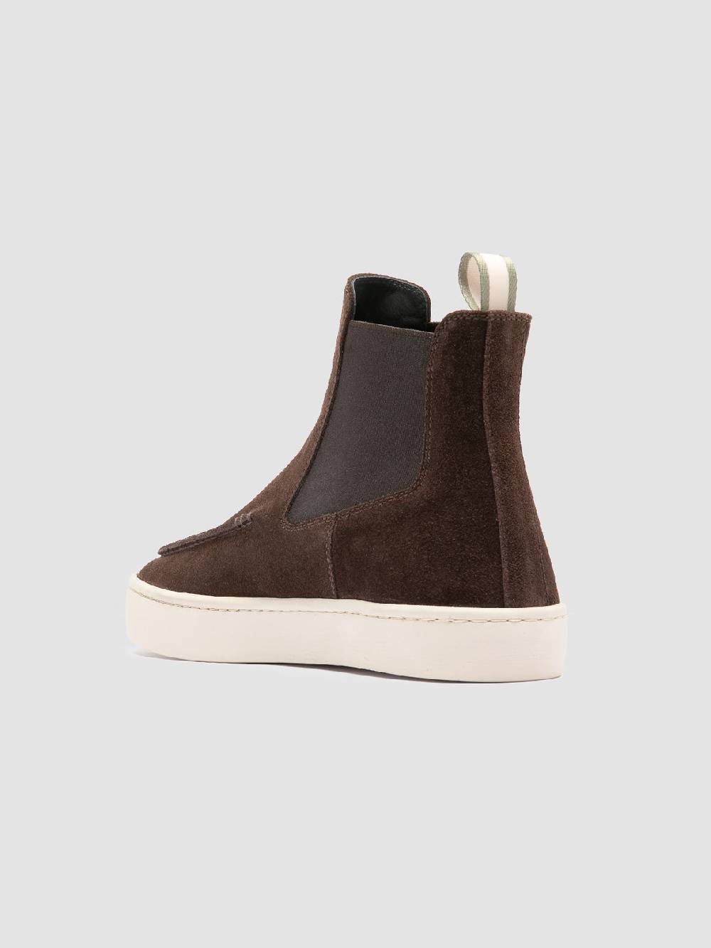 Officine Creative BUG 003 Stivaletti Chelsea in Pelle Scamosciata Marrone Consegna Veloce
