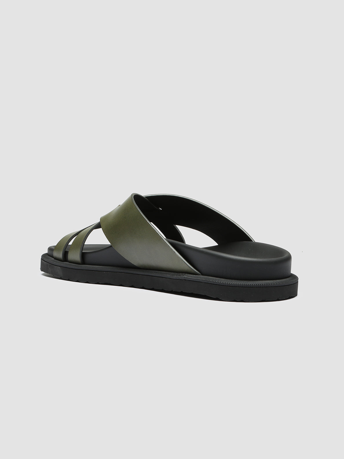 Officine Creative CHARRAT 003 Sandali in Pelle Verde Promozione Limitata
