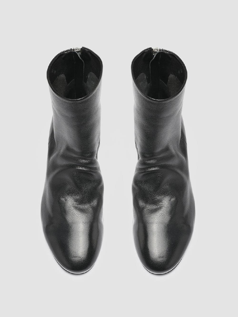 Officine Creative BONNIE 001 Stivaletti in Pelle Nera Shopping Online