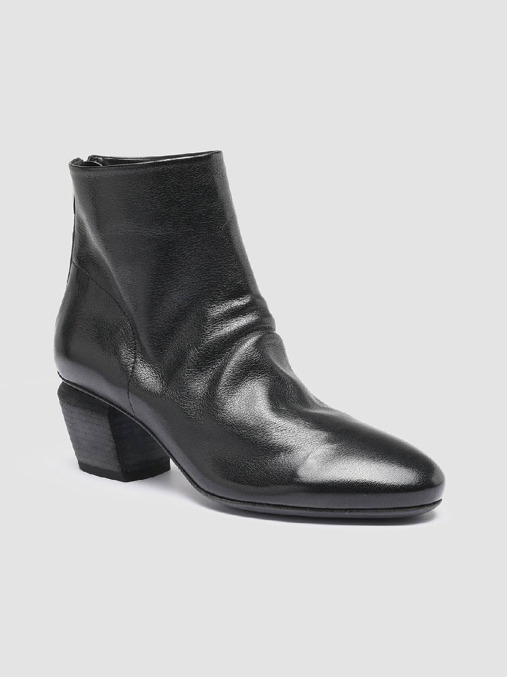 Officine Creative BONNIE 001 Stivaletti in Pelle Nera Shopping Online