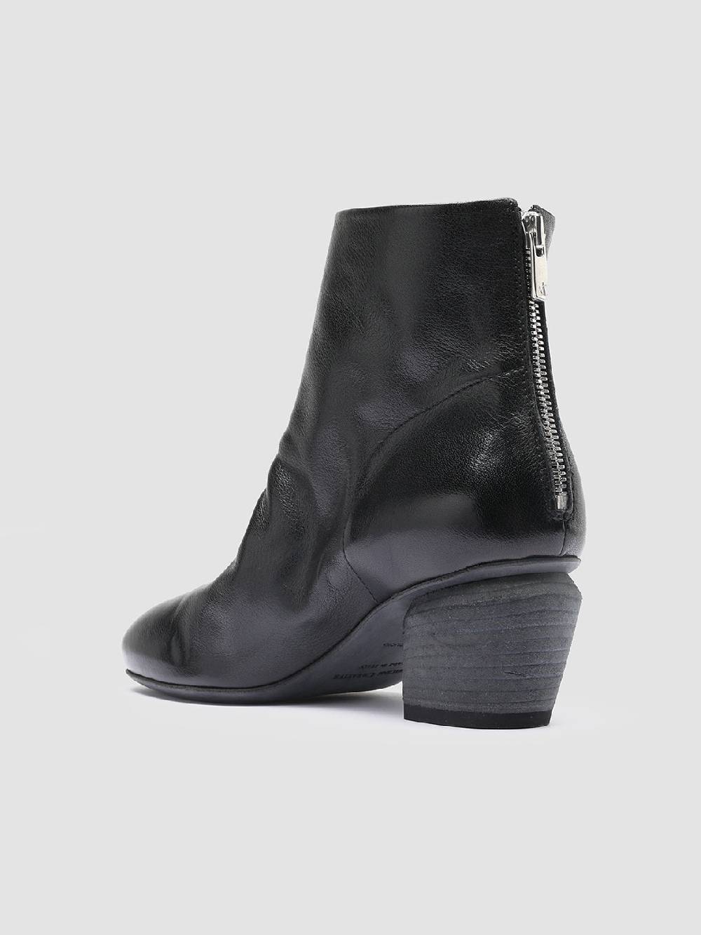 Officine Creative BONNIE 001 Stivaletti in Pelle Nera Shopping Online