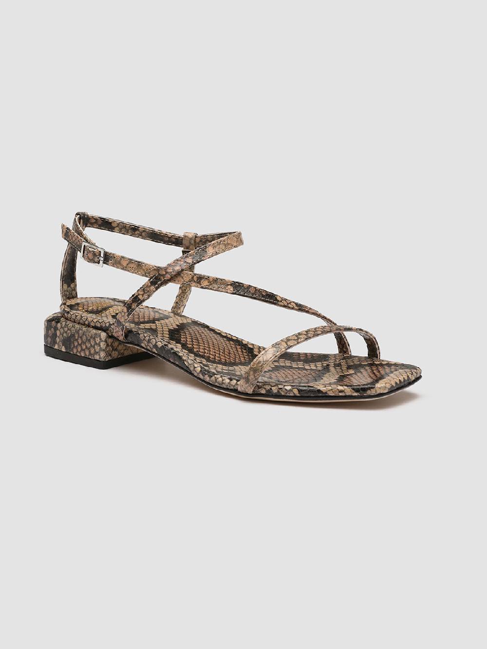 Officine Creative GILLIAN 004 Sandali in Pelle Rosa Sottocosto