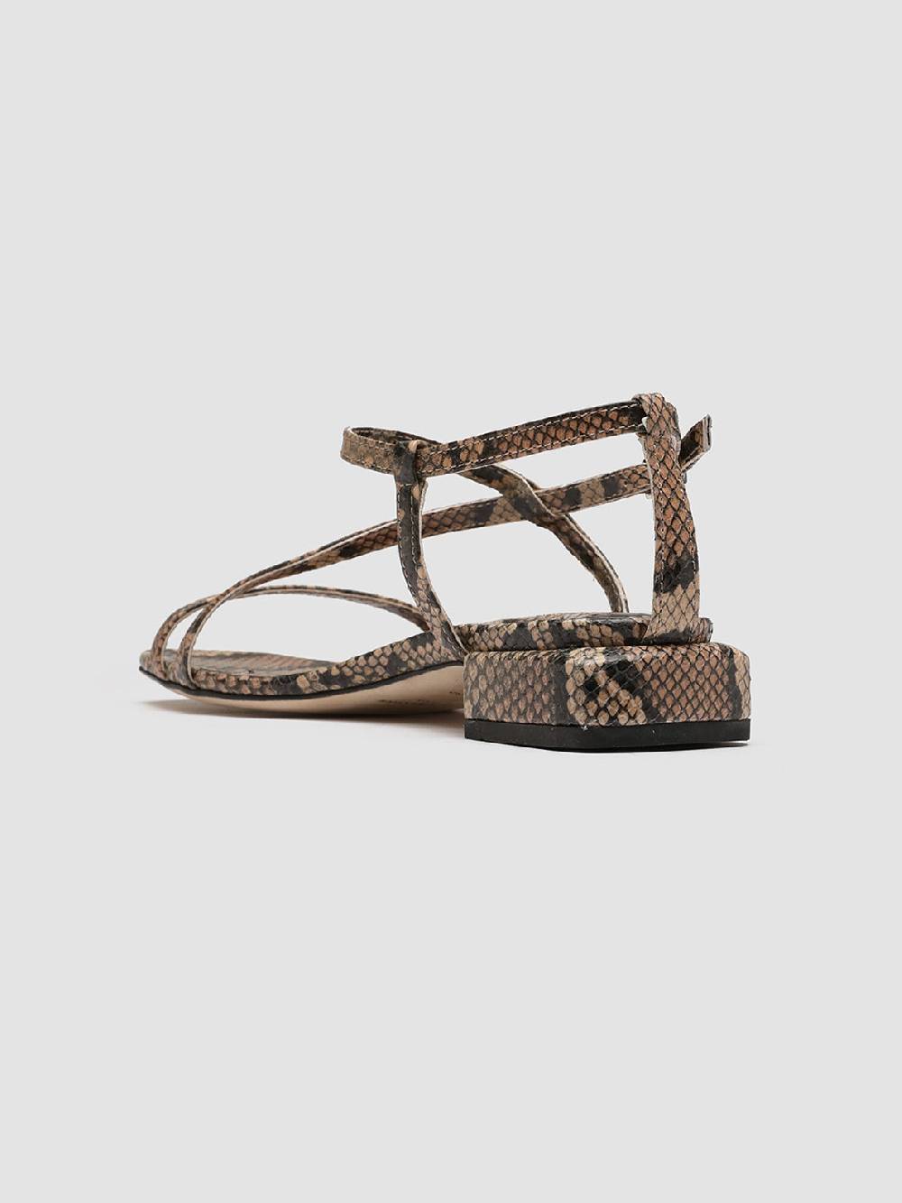 Officine Creative GILLIAN 004 Sandali in Pelle Rosa Sottocosto