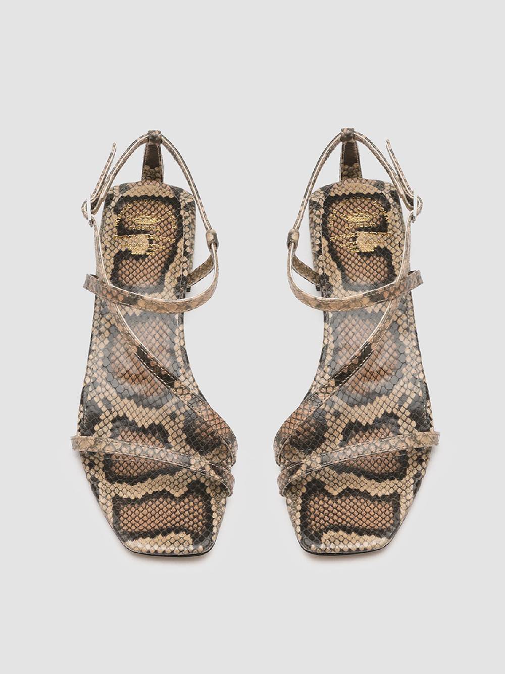 Officine Creative GILLIAN 004 Sandali in Pelle Rosa Sottocosto