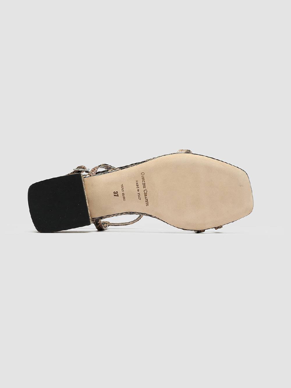 Officine Creative GILLIAN 004 Sandali in Pelle Rosa Sottocosto
