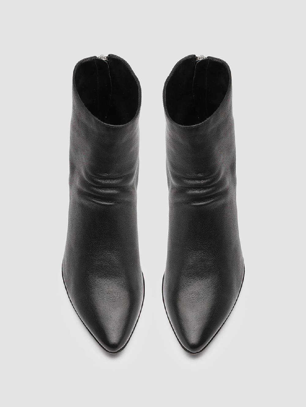 Officine Creative SEVERINE 008 Stivaletti in Pelle Nera con Zip Novità