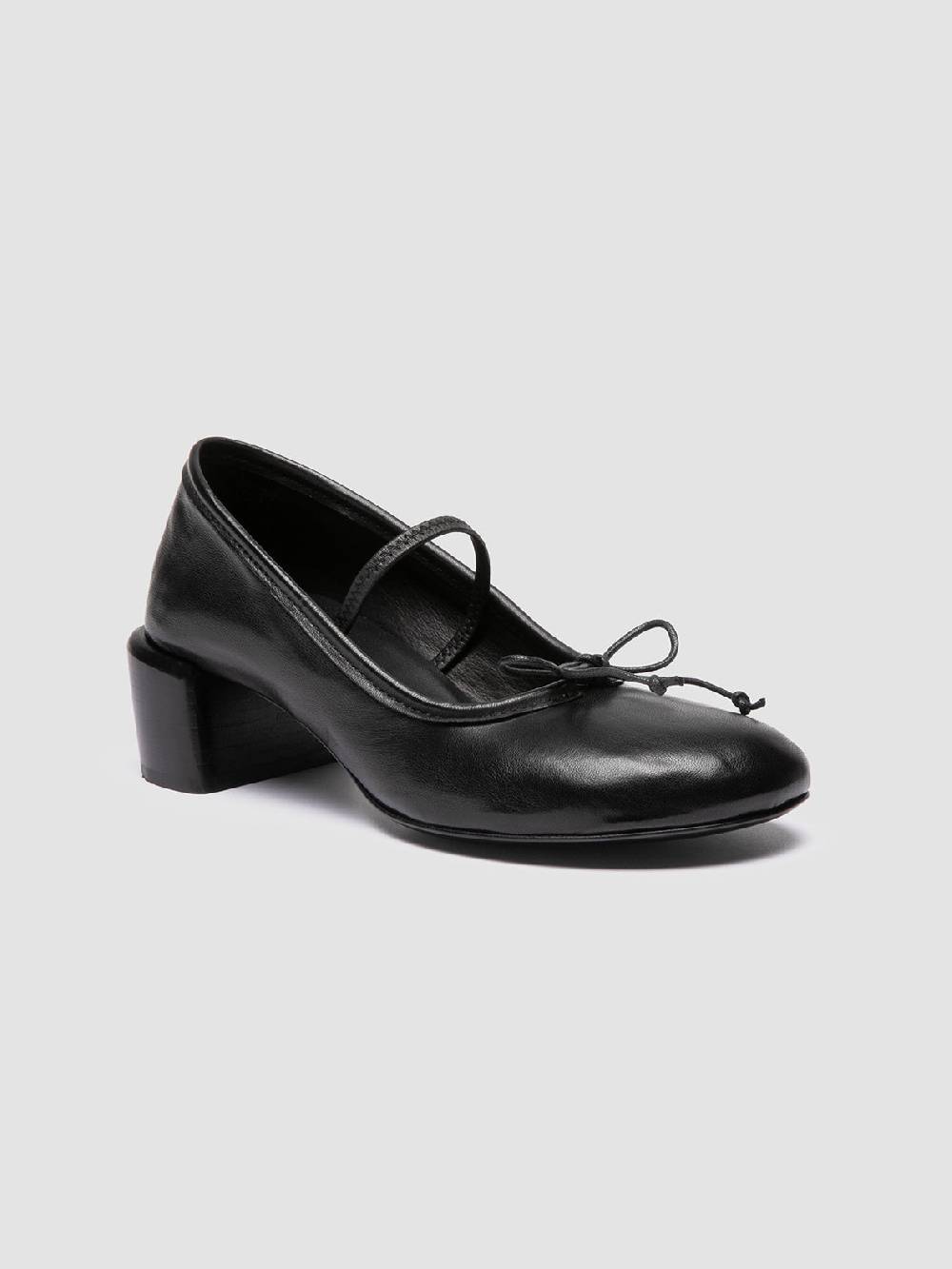 Officine Creative FLORE 001 Ballerine in Pelle Nera Offerta