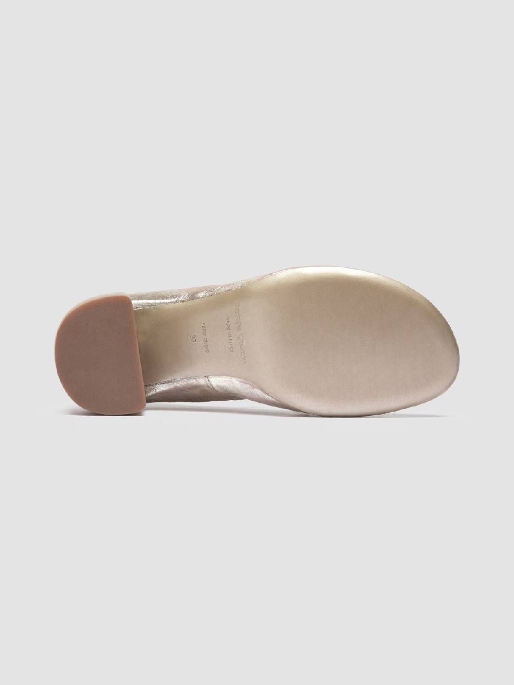 Officine Creative FLORE 001 Ballerine in Pelle Metallizzata Economico