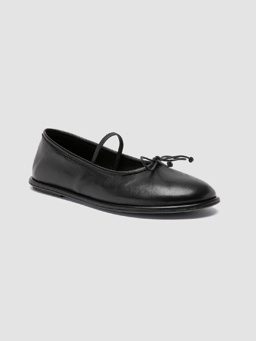 Officine Creative FONTAYNE 001 Ballerine in Pelle Nera Online