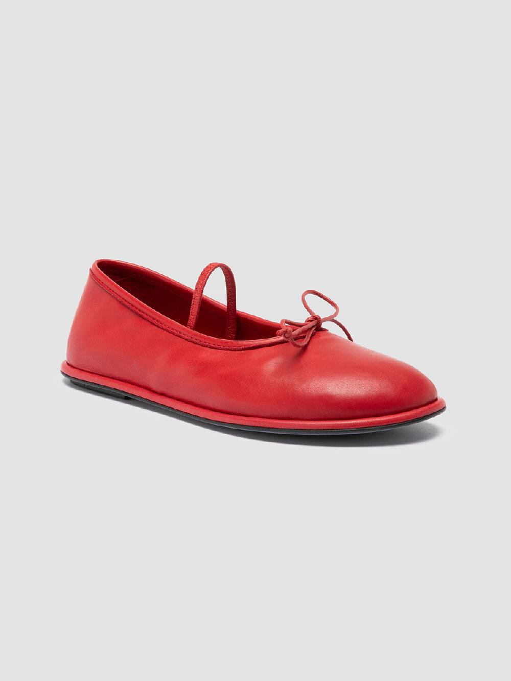 Officine Creative FONTAYNE 001 Ballerine in Pelle Rossa Outlet